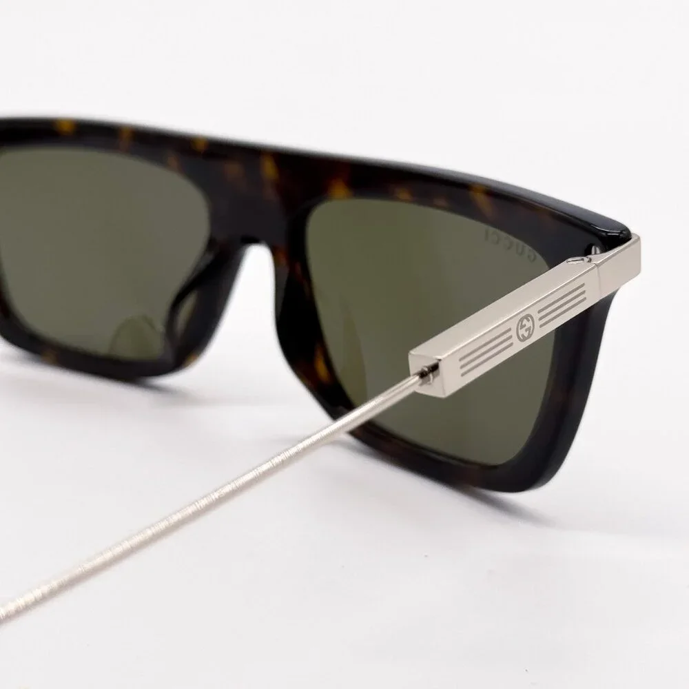 NEW AUTHENTIC GUCCI GG1437S 002 SQUARE MEN SUNGLASSES GUCCI